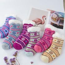 Kit 3 Pares Meia Termica Infantil Bebê Antiderrapante Forrada de Lã Inverno - Fashion Socks