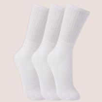 Kit 3 Pares Meia Trifil Cano Alto Algodão Unissex