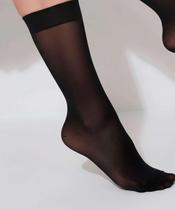 Kit 3 Pares Meias 3/4 Feminina Social Fio 20 Marisa Pr-64269