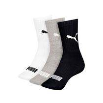 Kit 3 Pares Meias Cano Médio Esportivas Algodão Unissex Puma