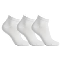 Kit 3 Pares Meias de Algodão Classic Cano Curto Unissex Sortida
