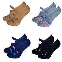 Kit 3 Pares Meias Femininas Sapatilhas Invisível Antiderrapante Pilates Soquete Atacado Kit 3 Pares Meias Femininas Sapatilhas Invisível Antiderrapante Pilates Soquete Atacado