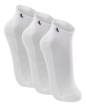 Kit 3 Pares Meias Lupo Adulto Branca Algodão Cano Médio Kit 3 Pares Meias Lupo Adulto Branca Algodão Cano Médio