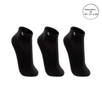 Kit 3 Pares Meias Lupo Cano Curto Unissex 03225 Kit 3 Pares Meias Lupo Cano Curto Unissex 03225