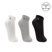 Kit 3 Pares Meias Lupo Cano Curto Unissex 03225