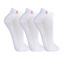 Kit 3 Pares Meias Lupo Feminina Algodão Cano Curto 3226 Kit 3 Pares Meias Lupo Feminina Algodão Cano Curto 3226