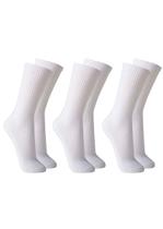 Kit 3 Pares Meias Lupo Sport Masculina Esportiva Cano Longo Algodão