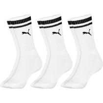 Kit 3 Pares Meias Puma Cano Alto Masculina Algodão Meia Masculina Feminina Academia Sport Original