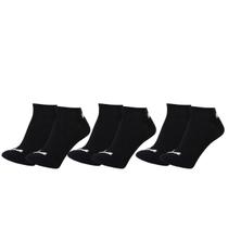 Kit 3 Pares Meias Puma Cano Curto Baixo Adulto Algodão Original