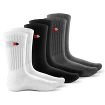 Kit 3 Pares Meias Sandrini Cano Médio Algodão Esporte Kit 3 Pares Meias Sandrini Cano Médio Algodão Esporte