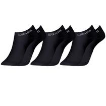 Kit 3 Pares Meias Wilson Cano Curto Masculino Preto