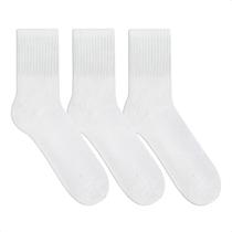 Kit 3 Pares Meias Winston Unissex Cano Médio Esportiva Atoalhada