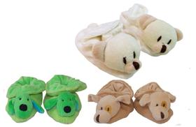 Kit 3 Pares Pantufas Modelos Variados Zip Toys Tamanhos RN