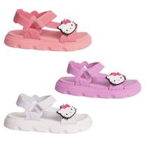 Kit 3 Pares Sandália Infantil Hello Kitty Blogueirinha Leve e Charmosa Kit 3 Pares Sandália Infantil Hello Kitty Blogueirinha Leve e Charmosa