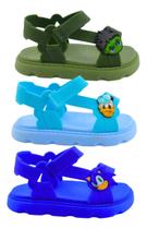 Kit 3 Pares Sandália Infantil Menino Baby Kids Confortável