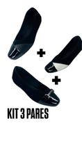 Kit 3 pares sapatilhas 33 ao 43 tamanhos especiais promocao cor:pretotamanho:36 Kit 3 pares sapatilhas 33 ao 43 tamanhos especiais promocao cor:pretotamanho:36