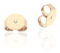 Kit 3 Pares Tarraxa Média Banhadas Em Ouro 18k