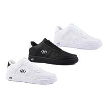 Kit 3 Pares Tênis Estilo Retrô Sneaker Runway Masculino Kit 3 Pares Tênis Estilo Retrô Sneaker Runway Masculino