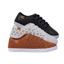 Kit 3 Pares Tênis Sapatênis Feminino Casual Detalhe Flor Básico Leila Soares Kit 3 Pares Tênis Sapatênis Feminino Casual Detalhe Flor Básico Leila Soares