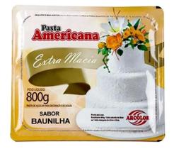 Kit 3 Pasta Americana Baunilha Extra Macia Arcolor 800gr - Arcólor