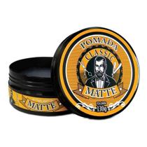 Kit 3 Pasta Classic Matte Silver Line 130g Efeito Seco Cabelo e Barba