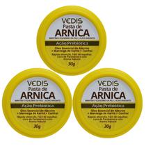 Kit 3 Pasta De Arnica Com Ação Prebiótica 30G - Vedis Kit 3 Pasta De Arnica Com Ação Prebiótica 30G - Vedis