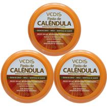 Kit 3 Pasta De Calêndula Para Peles Ressecadas 30G - Vedis