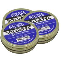 Kit 3 Pasta De Solda Fluxo Pastoso Soldatec 50g Implastec Kit 3 Pasta De Solda Fluxo Pastoso Soldatec 50g Implastec