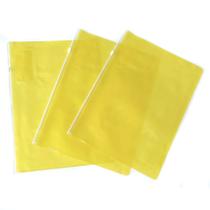 Kit 3 Pasta Documentos Fechamento Zip Zap Escritório - Amarelo Kit 3 Pasta Documentos Fechamento Zip Zap Escritório - Amarelo