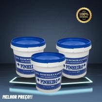 Kit 3 Pasta Gel Desengraxante Pinheiro 400g Limpeza para Mãos com Microesfera