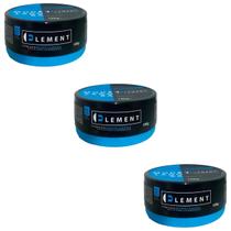 Kit 3 Pasta Modeladora Cabelo Alta Fixação Element Alfa Looks 150g Kit 3 Pasta Modeladora Cabelo Alta Fixação Element Alfa Looks 150g