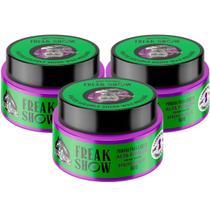 Kit 3 Pasta Modeladora Cabelo Efeito Brilho Don Alcides