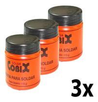 Kit 3 Pasta Para Soldar 110 Gramas Cobix Kit 3 Pasta Para Soldar 110 Gramas Cobix