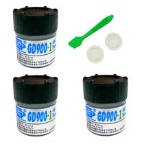 Kit 3 Pasta Térmica GD900-1 Original Atuação Máxima 6.0 W/mk 30g Gpu Pc Processador Consoles Kit 3 Pasta Térmica GD900-1 Original Atuação Máxima 6.0 W/mk 30g Gpu Pc Processador Consoles