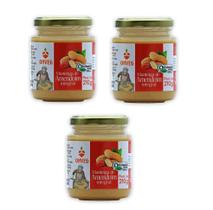 Kit 3 Pastas Amendoim Fit Integral Orgânica Onveg 210g cada
