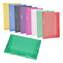 Kit 3 Pastas com Elástico A4 Coloridas Resistentes e Práticas para Organização Kit 3 Pastas com Elástico A4 Coloridas Resistentes e Práticas para Organização
