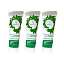 Kit 3 Pastas de Dente Natural Menta Melaleuca Vegana Positiva 270g Kit 3 Pastas de Dente Natural Menta Melaleuca Vegana Positiva 270g