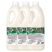 Kit 3 Pastas de Eucalipto Bras Limp 2L Limpeza Pesada Concentrada 6 Litros