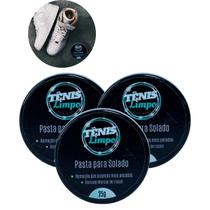 Kit 3 Pastas Limpeza Solado Tênis Sapato 25g