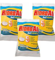Kit 3 Pastilhas Tablete De Cloro Hcl Penta 5 Em 1 P/ Piscina