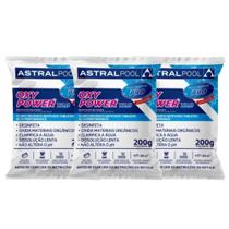 Kit 3 Pastilhas Tabletes Cloro Piscina 200g 5 Em 1 Multiação Kit 3 Pastilhas Tabletes Cloro Piscina 200g 5 Em 1 Multiação