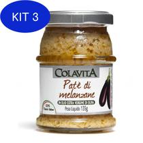 Kit 3 Patê De Berinjela Colavita 135G