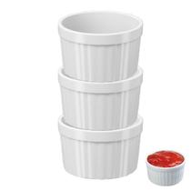 Kit 3 pc Molheira Ramekin Potinhos Pote Molho Petisco Coza 150ml Tigela Bowl Uno Kit 3 pc Molheira Ramekin Potinhos Pote Molho Petisco Coza 150ml Tigela Bowl Uno