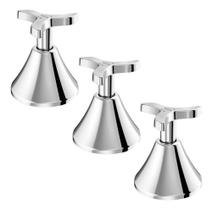 Kit 3 Pcs Acabamento Docol Base Pertutti Cromado Dn15 A Dn25 Kit 3 Pcs Acabamento Docol Base Pertutti Cromado Dn15 A Dn25
