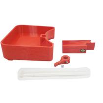 Kit 3 pçs Bandeja - Rampa - Ejetor p/ Prensa BST P4-1 Kit 3 pçs Bandeja - Rampa - Ejetor p/ Prensa BST P4-1