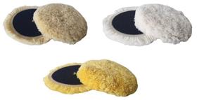 Kit 3 pcs boina lã polimento 7 polegadas