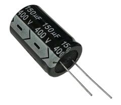 Kit 3 pçs - capacitor eletrolitico 150x400v - 150uf x 400v