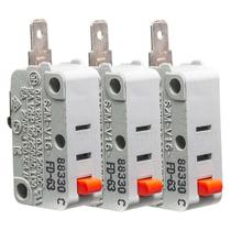 Kit 3 Pçs Chaves Porta de Microondas 16a 250v 2 Terminais