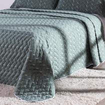 Kit 3 Pçs Cobre Leito Casal Padrão Heitor Hipercal 400 Fios Bordado