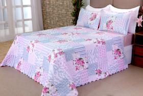 Kit 3 Pçs Cobre Leito Casal Queen Bouti Garden